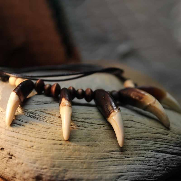 FREE Today: "Nature's Protection" Large Real Wolf Teeth Necklace - image 9