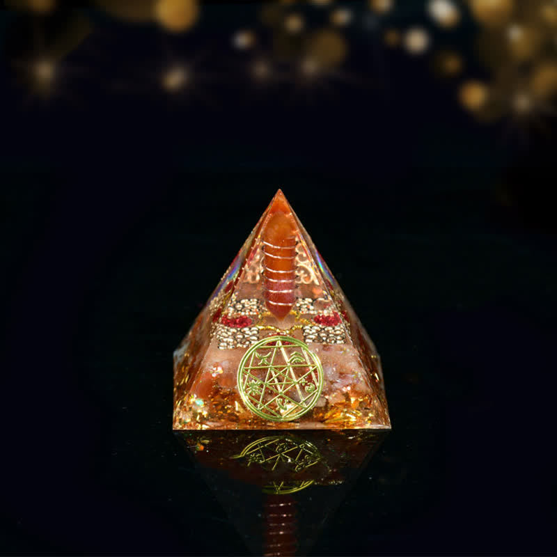 Olivenorma Five Elements Metal Wood Water Fire Earth Orgone Pyramid