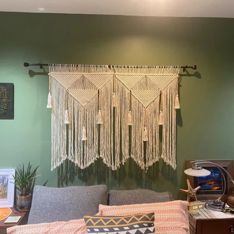 Olivenorma Boho Tapestry Large Macrame Weave Wall Decor - image 9