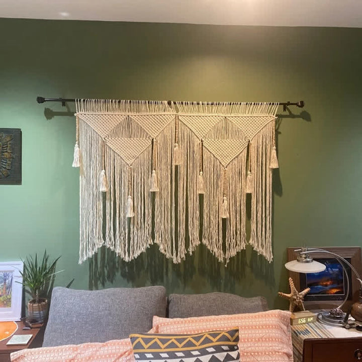 Olivenorma Boho Tapestry Large Macrame Weave Wall Decor - image 9