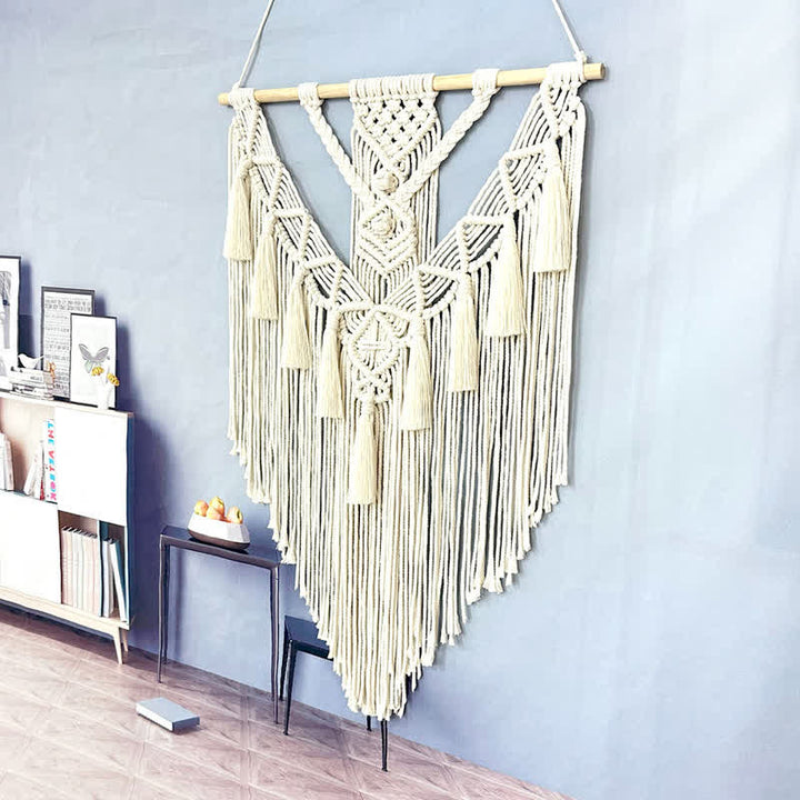 Olivenorma Macrame Boho Weave Wall Hanging Decor