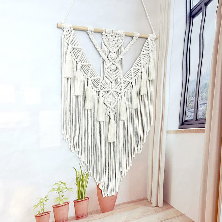 Olivenorma Macrame Boho Weave Wall Hanging Decor