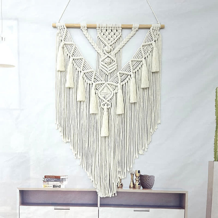 Olivenorma Macrame Boho Weave Wall Hanging Decor