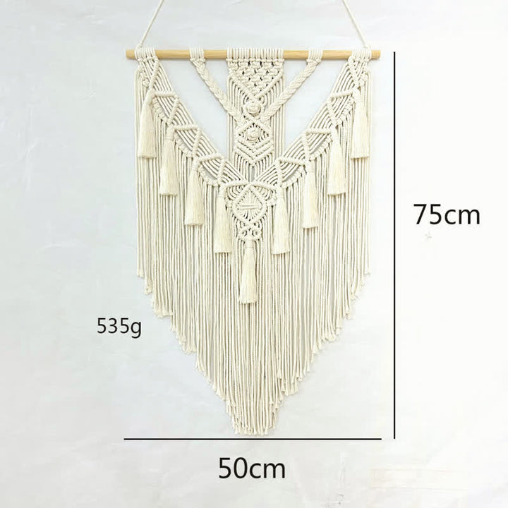 Olivenorma Macrame Boho Weave Wall Hanging Decor