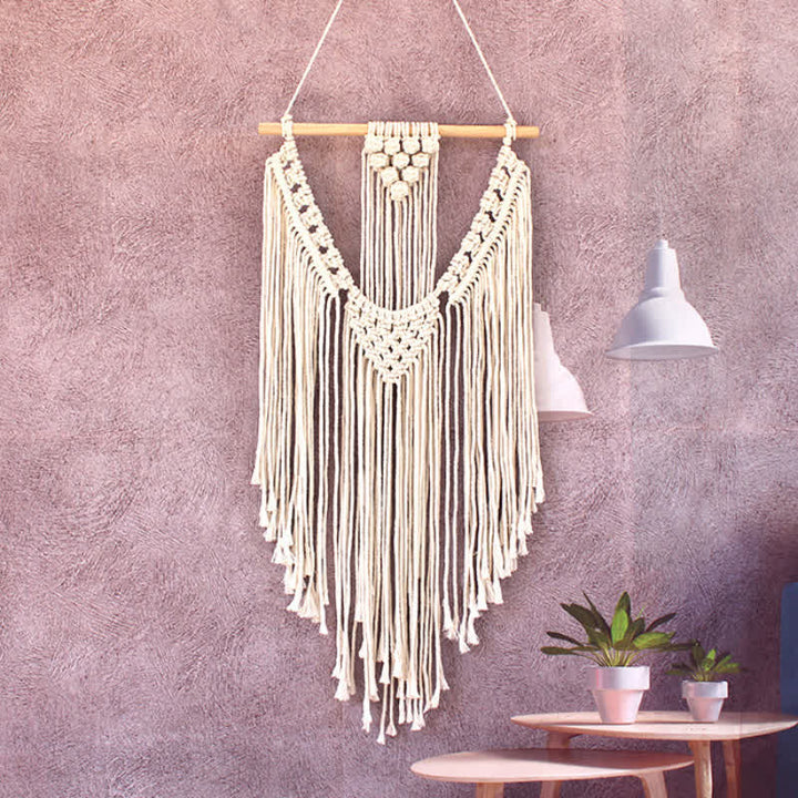 Olivenorma Bohemian Handwoven Tassel Wall Decor