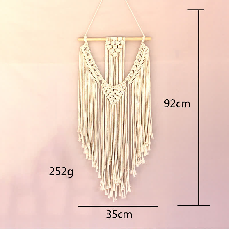 Olivenorma Bohemian Handwoven Tassel Wall Decor