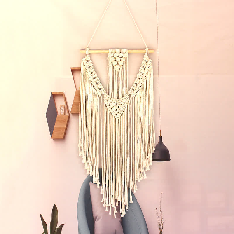 Olivenorma Bohemian Handwoven Tassel Wall Decor