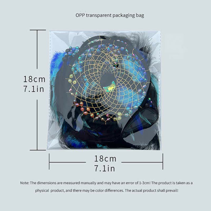Olivenorma Double Ring Multicolor Ornament Dream Catcher