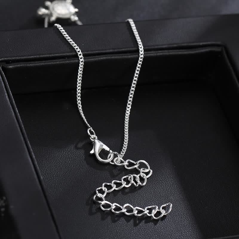 Olivenorma Handmade Silver Turtle Alloy Anklet