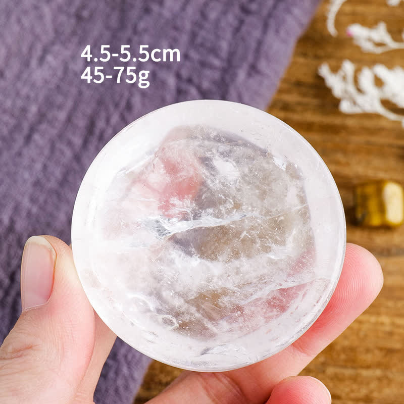 Olivenorma Natural Raw Stone Round Moon Crystal Bowl