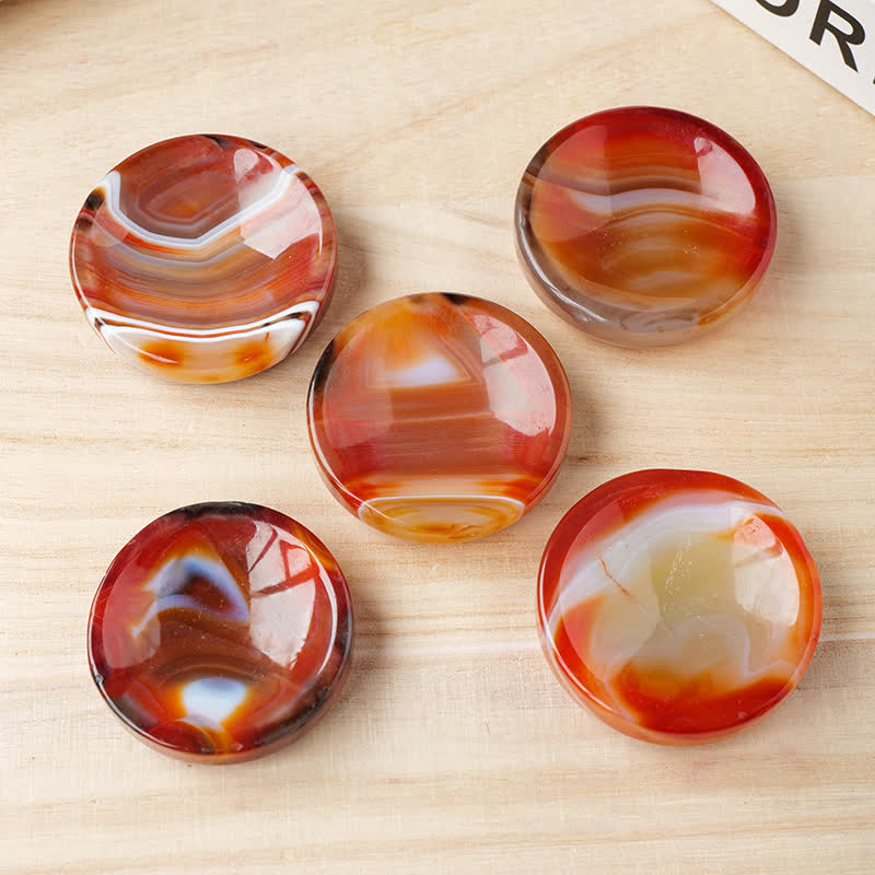 Olivenorma Agate Gemstone Round Crystal Bowl