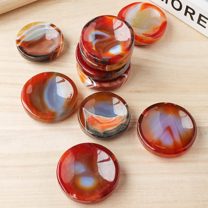 Olivenorma Agate Gemstone Round Crystal Bowl