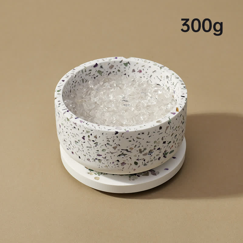 Olivenorma Gravel Gypsum Demagnetizing Crystal Bowl