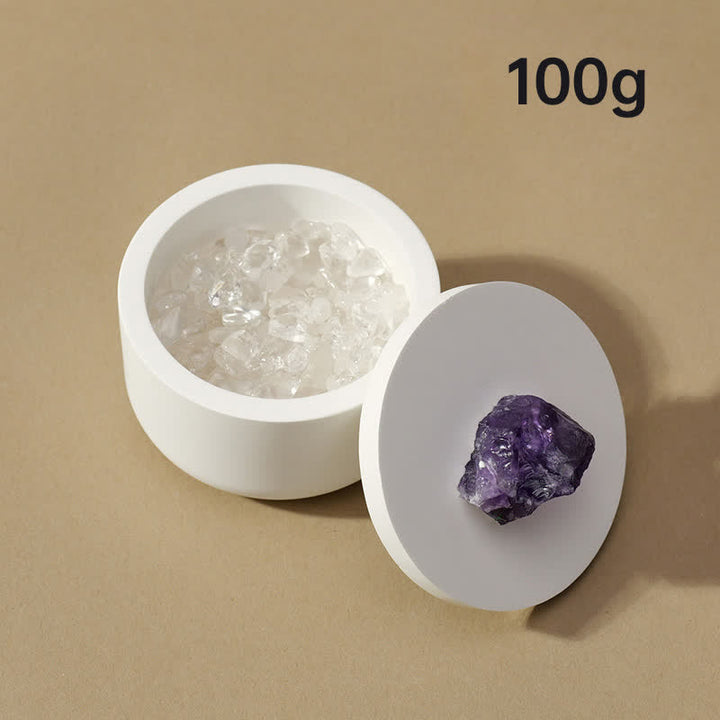 Olivenorma Gravel Gypsum Demagnetizing Crystal Bowl