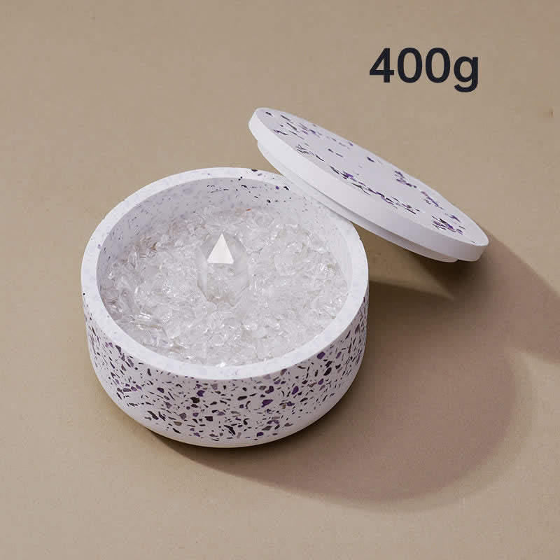 Olivenorma Gravel Gypsum Demagnetizing Crystal Bowl