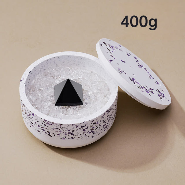 Olivenorma Gravel Gypsum Demagnetizing Crystal Bowl