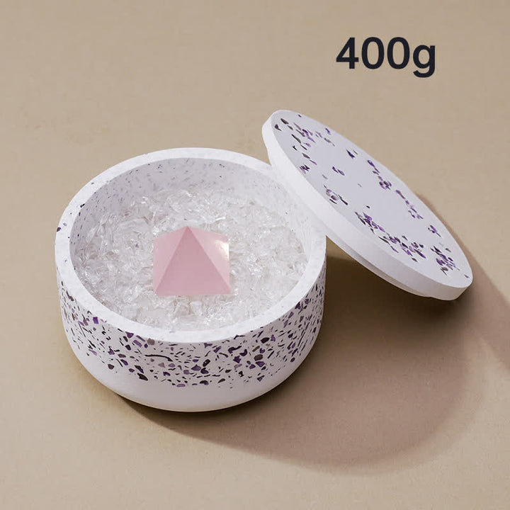 Olivenorma Gravel Gypsum Demagnetizing Crystal Bowl