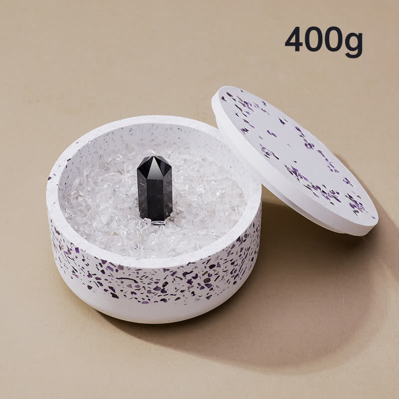 Olivenorma Gravel Gypsum Demagnetizing Crystal Bowl