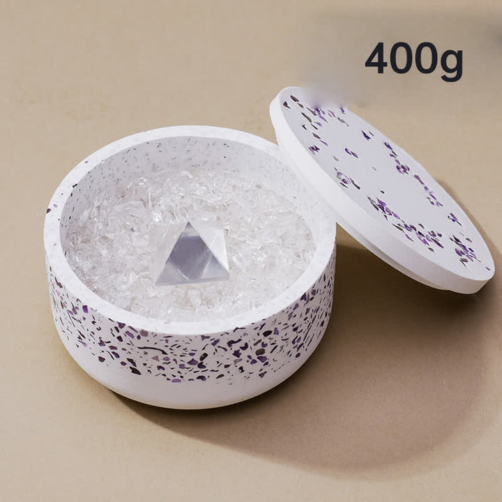 Olivenorma Gravel Gypsum Demagnetizing Crystal Bowl