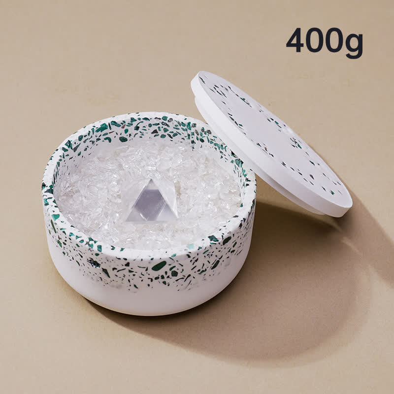 Olivenorma Gravel Gypsum Demagnetizing Crystal Bowl