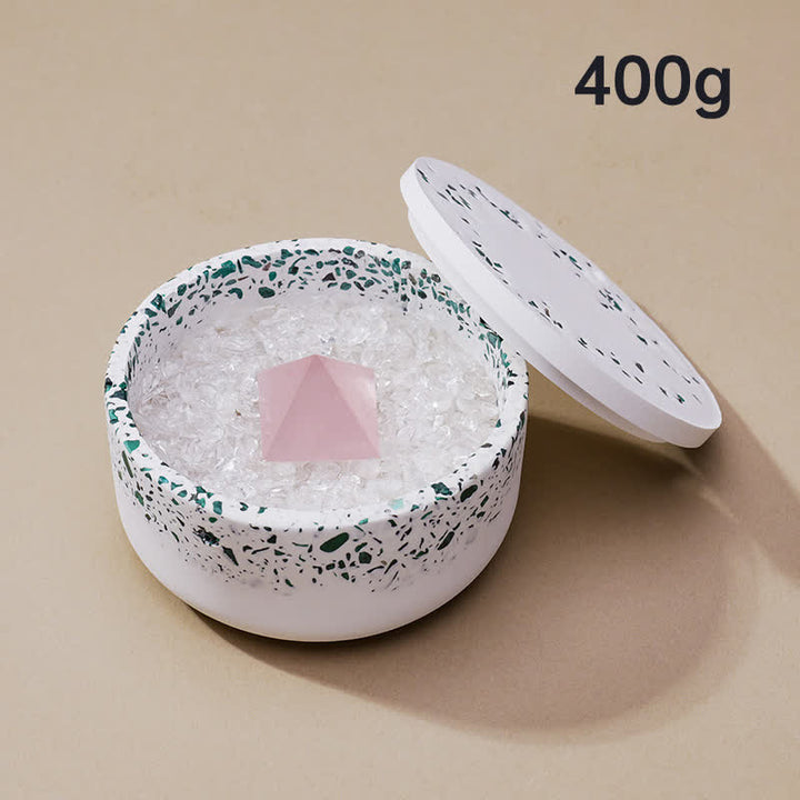 Olivenorma Gravel Gypsum Demagnetizing Crystal Bowl