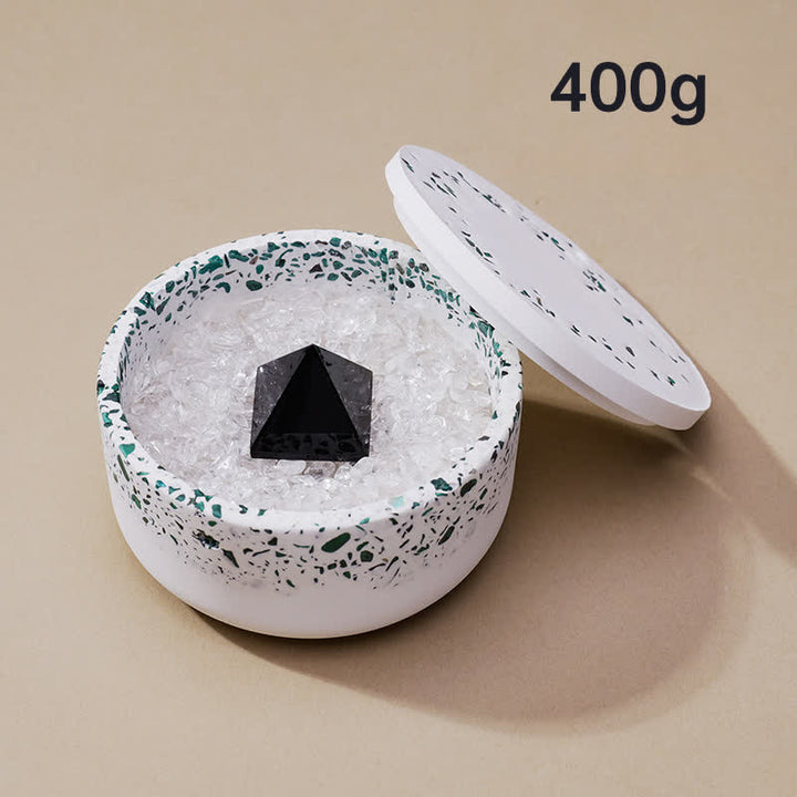 Olivenorma Gravel Gypsum Demagnetizing Crystal Bowl