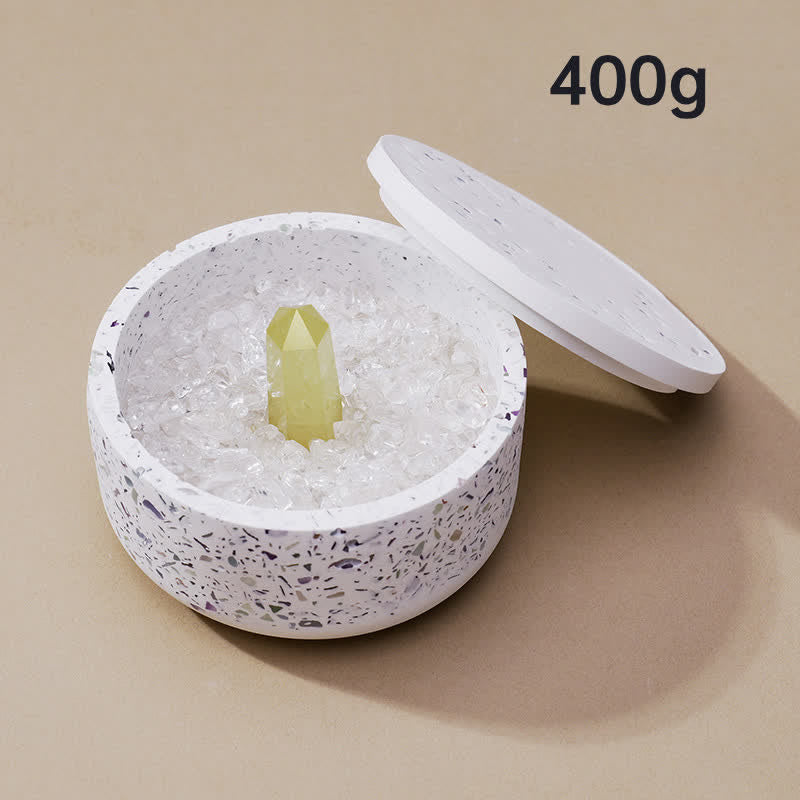 Olivenorma Gravel Gypsum Demagnetizing Crystal Bowl