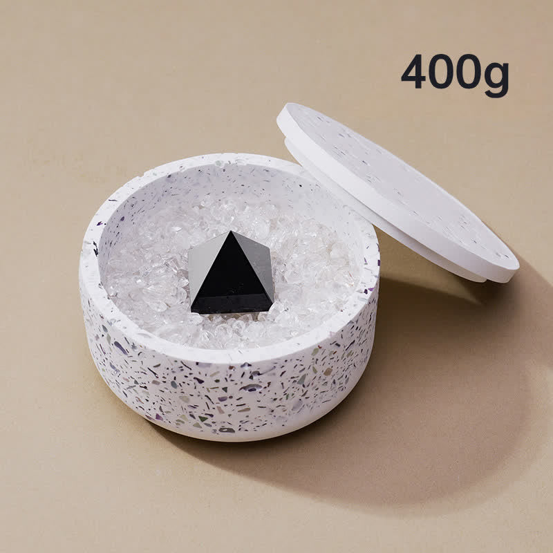 Olivenorma Gravel Gypsum Demagnetizing Crystal Bowl