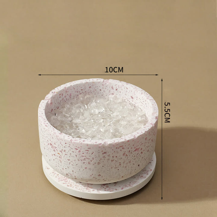 Olivenorma Gravel Gypsum Demagnetizing Crystal Bowl