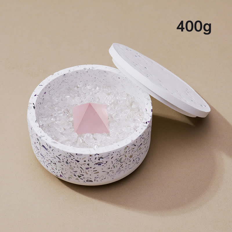 Olivenorma Gravel Gypsum Demagnetizing Crystal Bowl