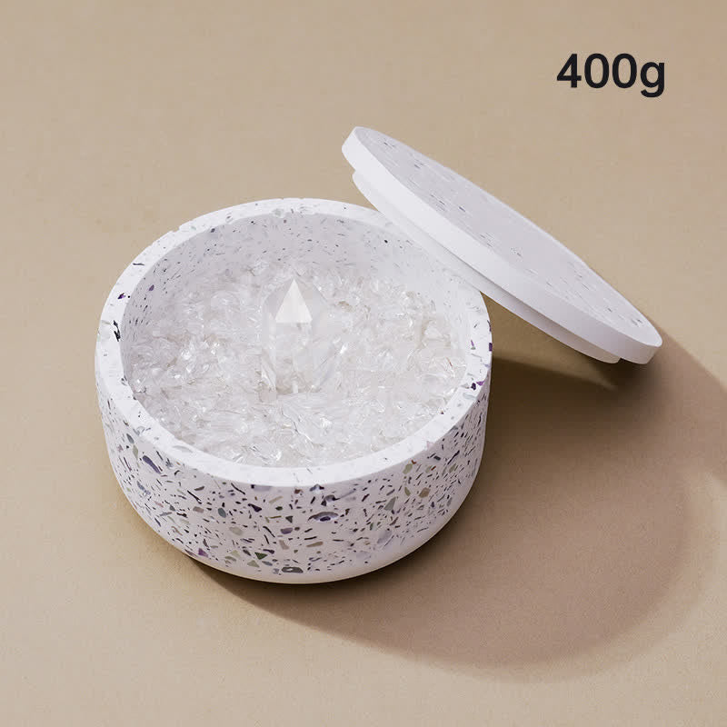 Olivenorma Gravel Gypsum Demagnetizing Crystal Bowl