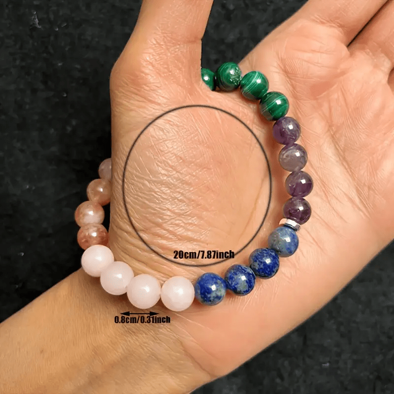 Olivenorma "Calm" Natural Stone Beads Intension Bracelet