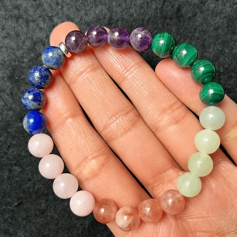 Olivenorma "Calm" Natural Stone Beads Intension Bracelet