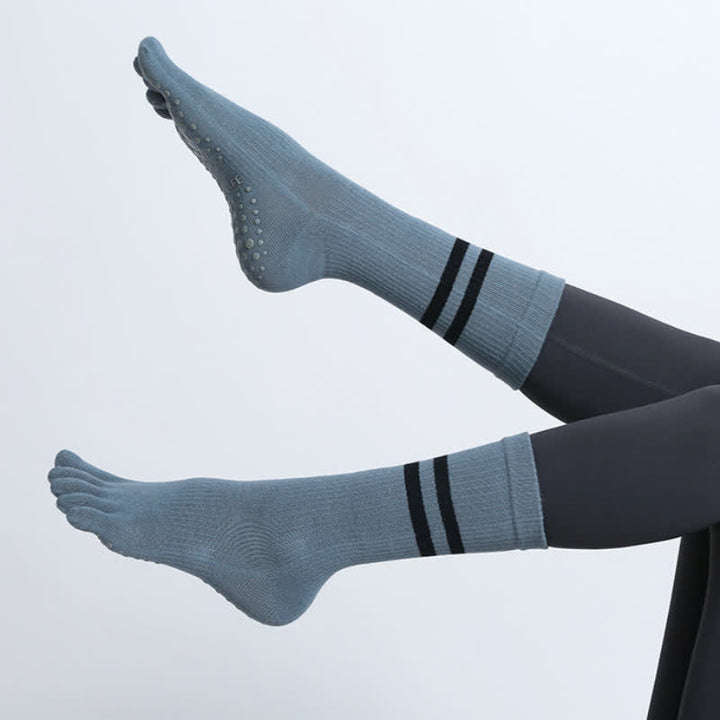 Olivenorma Pilates Anti-Slip Grip Socks Barre Training & Studio Stability Breathable Workout Yoga Socks - image 2