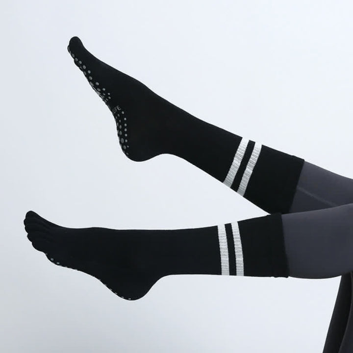 Olivenorma Pilates Anti-Slip Grip Socks Barre Training & Studio Stability Breathable Workout Yoga Socks - image 4