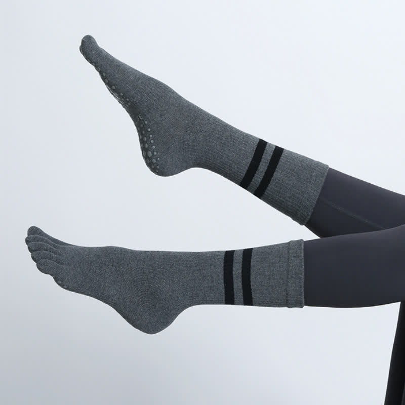 Olivenorma Pilates Anti-Slip Grip Socks Barre Training & Studio Stability Breathable Workout Yoga Socks - image 7
