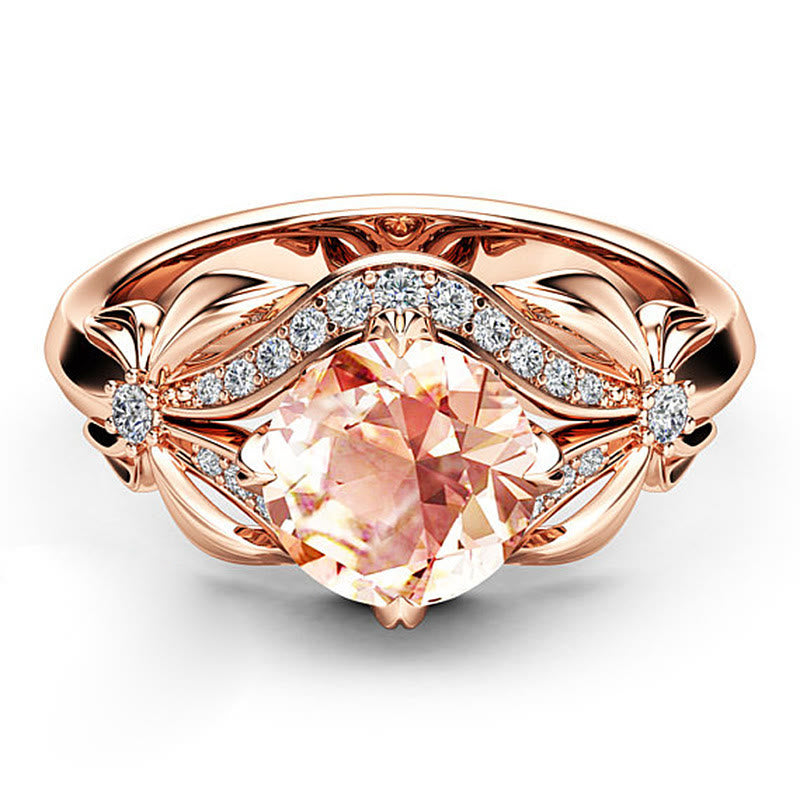 FREE Today: Rose Gold Morganite Butterfly Ring - image 3