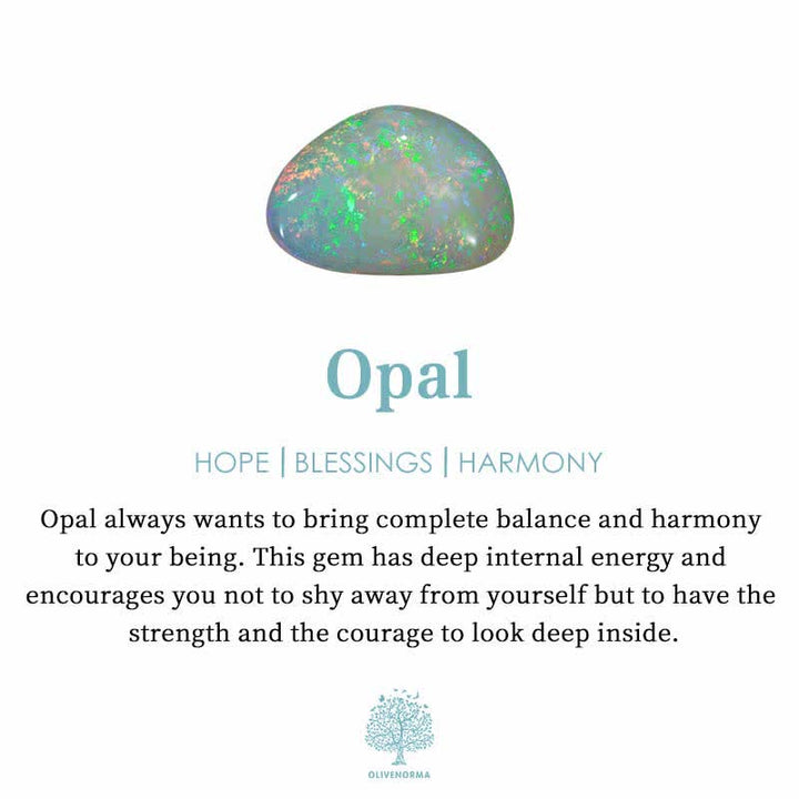 Olivenorma "Eternity Unlimited" Opal Heart Engagement Wedding Ring - image 19