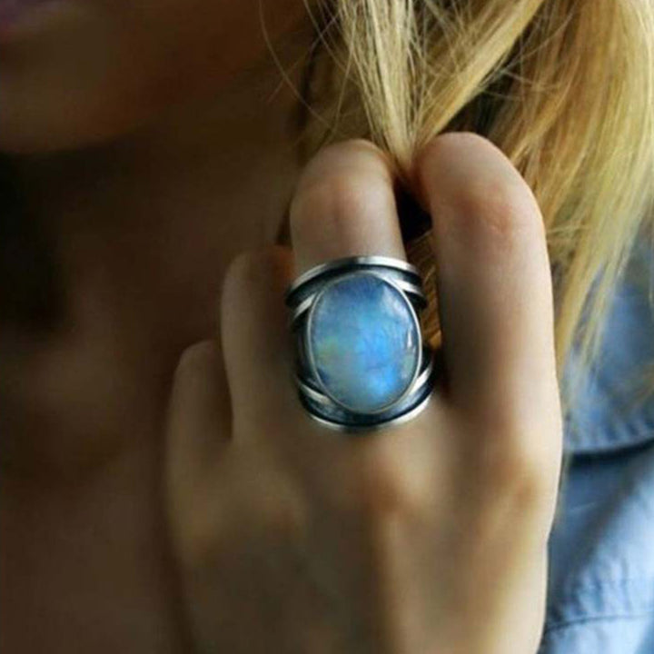 Olivenorma Pure Colorful Moonstone Orgone Ring