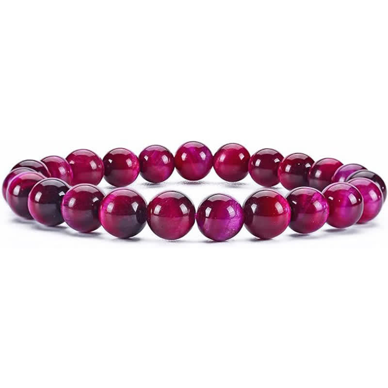 Olivenorma 8mm Natural Stone Beaded Women Men Bracelet