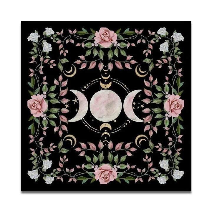 Olivenorma Triple Goddess Moon Symbol Divination Tarot Tablecloth