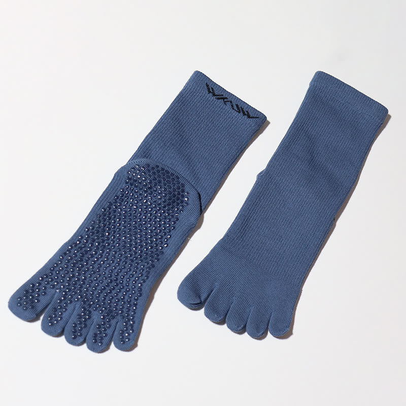 Olivenorma Barefoot Feel Sports Non-Slip Grip Pilates Barre Workout Socks with Flexible Lightweight Design Yoga Socks - image 1