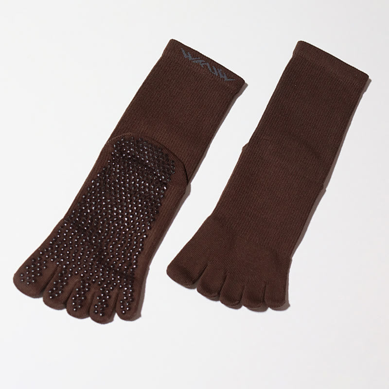 Olivenorma Barefoot Feel Sports Non-Slip Grip Pilates Barre Workout Socks with Flexible Lightweight Design Yoga Socks - image 13