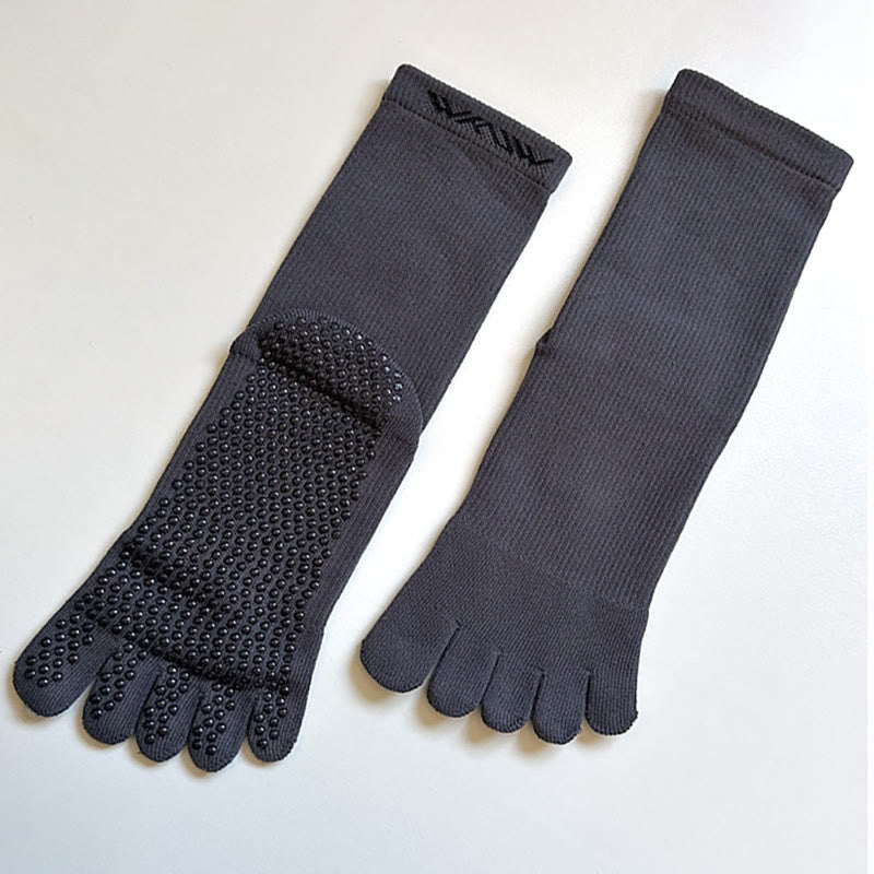 Olivenorma Barefoot Feel Sports Non-Slip Grip Pilates Barre Workout Socks with Flexible Lightweight Design Yoga Socks - image 7