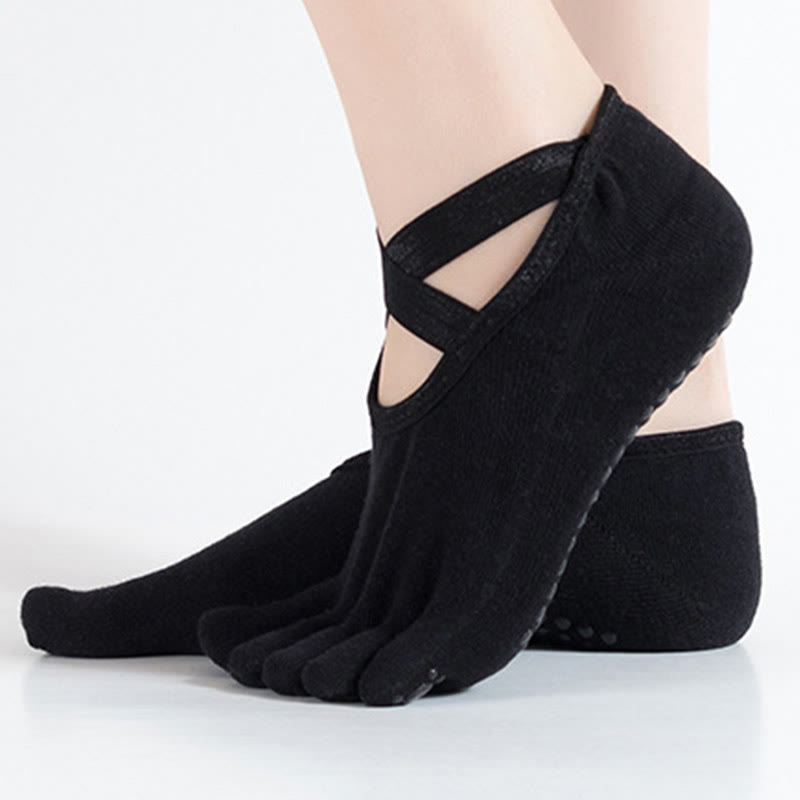 Olivenorma Pilates Barre Workout Socks with Traction Control & Breathable Comfort Fit Women's Non-Slip Yoga Grip Socks - image 5