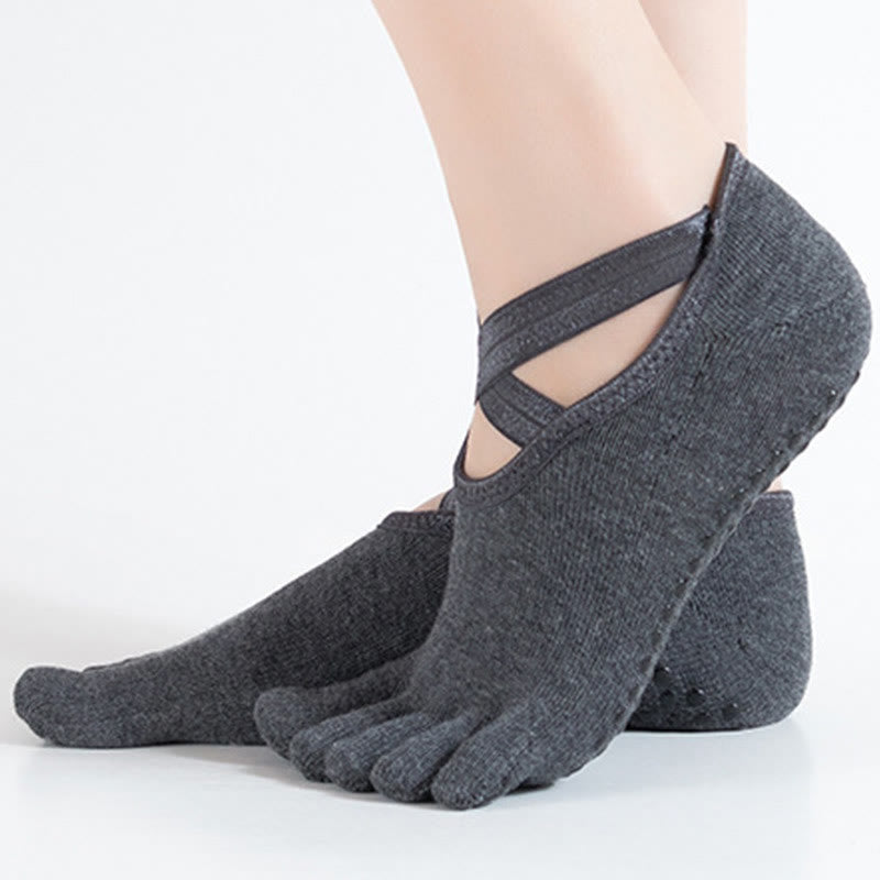 Olivenorma Pilates Barre Workout Socks with Traction Control & Breathable Comfort Fit Women's Non-Slip Yoga Grip Socks - image 8