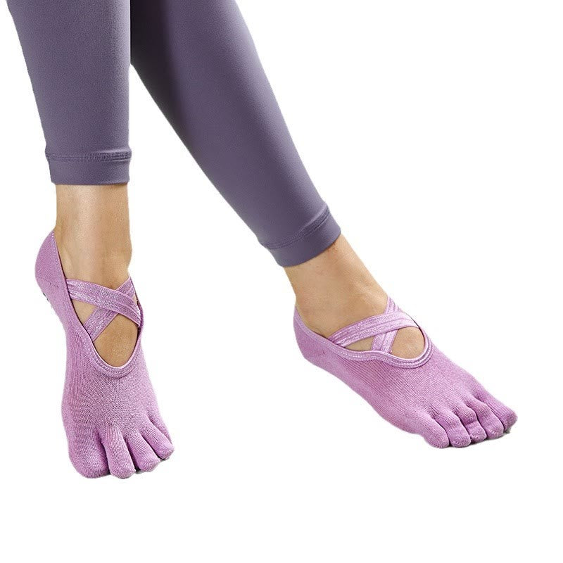 Olivenorma Pilates Barre Workout Socks with Traction Control & Breathable Comfort Fit Women's Non-Slip Yoga Grip Socks - image 16