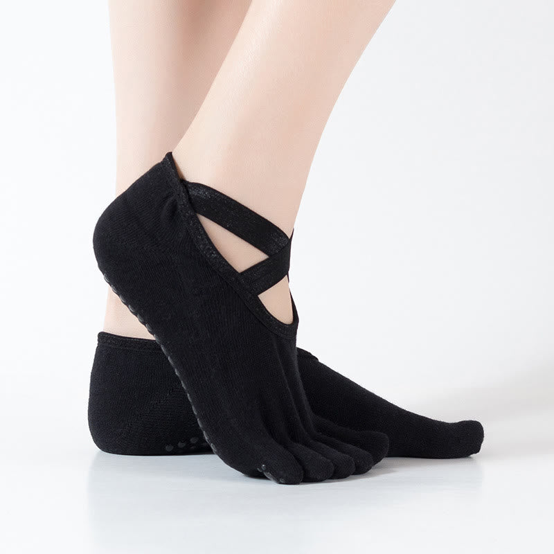 Olivenorma Pilates Barre Workout Socks with Traction Control & Breathable Comfort Fit Women's Non-Slip Yoga Grip Socks - image 4