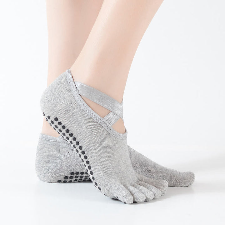 Olivenorma Pilates Barre Workout Socks with Traction Control & Breathable Comfort Fit Women's Non-Slip Yoga Grip Socks - image 10