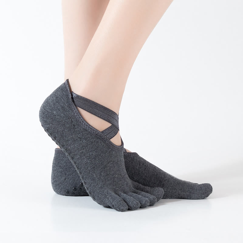 Olivenorma Pilates Barre Workout Socks with Traction Control & Breathable Comfort Fit Women's Non-Slip Yoga Grip Socks - image 7